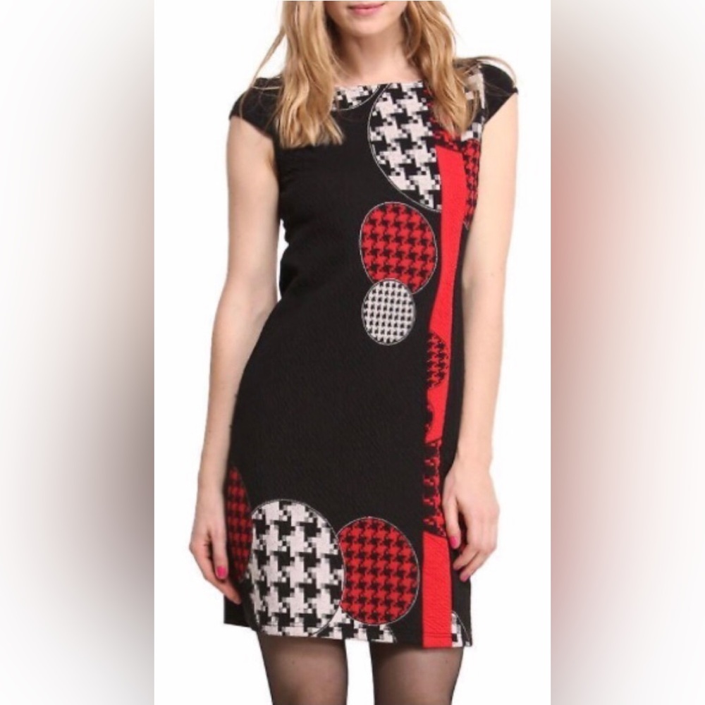 Desigual, Geometric Pattern Dress, Size S